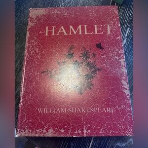 Hamlet William Shakespeare Wood/Particle board Lined Hidden Storage Book Box